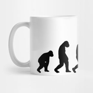 Basketball Evolution black Mug